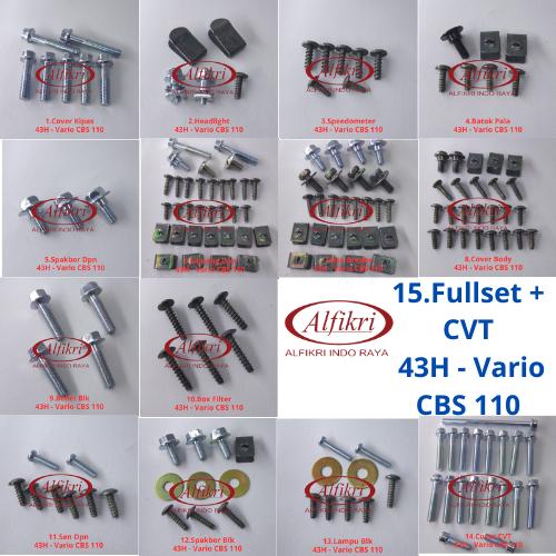 43 Vario CBS 110 Fullset / Baud baut Honda Vario CBS 110 Full Body