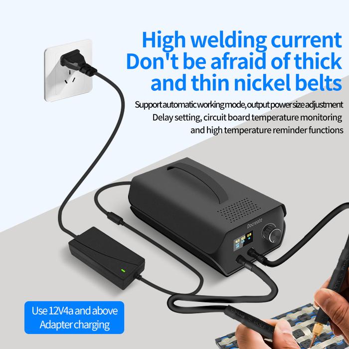 LED Portable Farad Capacitor Spot Welder Lithium Battery Welder