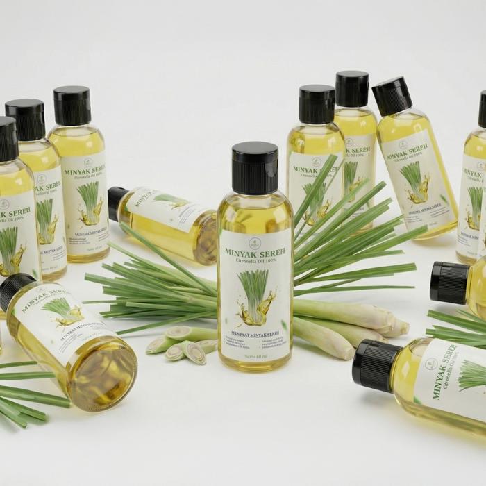 Minyak Sereh Wangi Murni / Minyak Sereh Citronella Oil Murni Alami