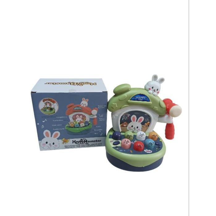 Mainan Anak Happy Hamster Mainan Pukul Tikus Edukasi