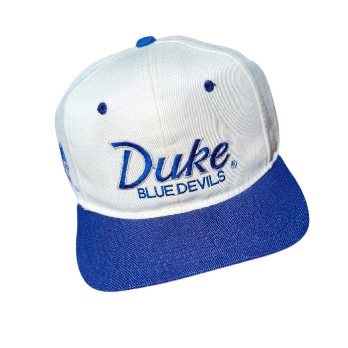 Topi Snapback Vintage Hat 90's Duke Devil Two tone by Ss white tag cut.