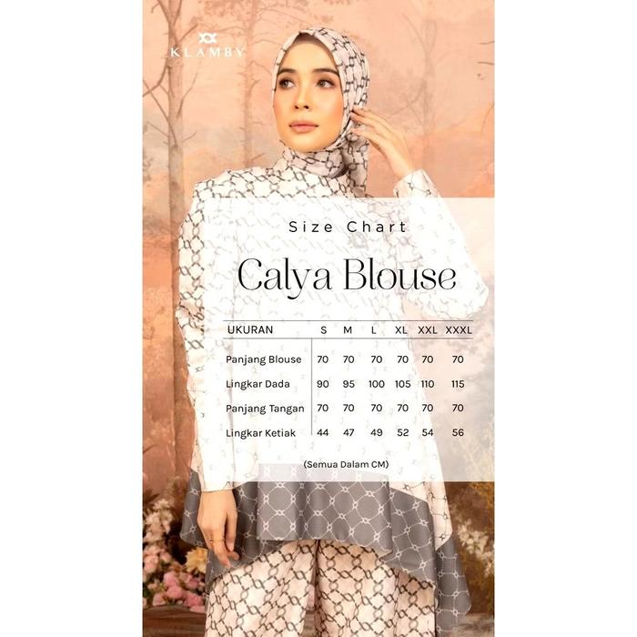 Safitiri Wearing Klamby Calya Blouse Pavement Sable M