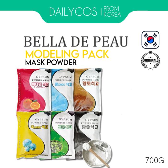 Kemasan Pemodelan, Pak Karet Bubuk 700G 6 Jenis (Masker Wajah, Masker