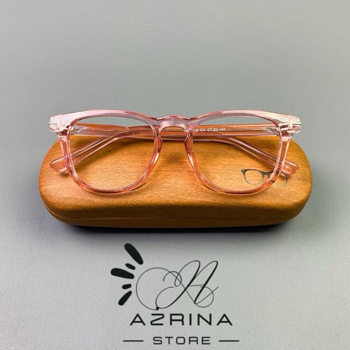 Kacamata Photocromic Frame 5488 Wanita Lensa Antiradiasi Blueray Bluecromic Biru Eyewear Glasses