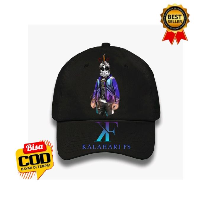 TOPI BASEBALL ANAK FREE FIRE BUNDLE SULTAN JENGGOT BNL FREE CETAK NAMA BAHAN KATUN PREMIUM Fashion H