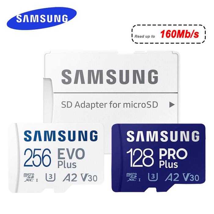 SAMSUNG Micro EVO Plus SD Card 128GB 64GB 512GB 256GB Micro SD Pro