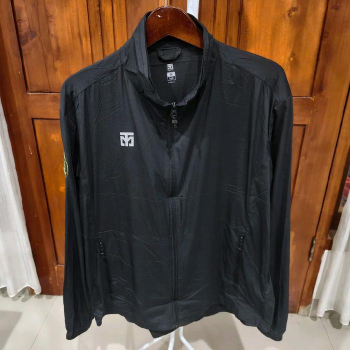 jaket windbreaker mooto taekwondo martial artist warna hitam