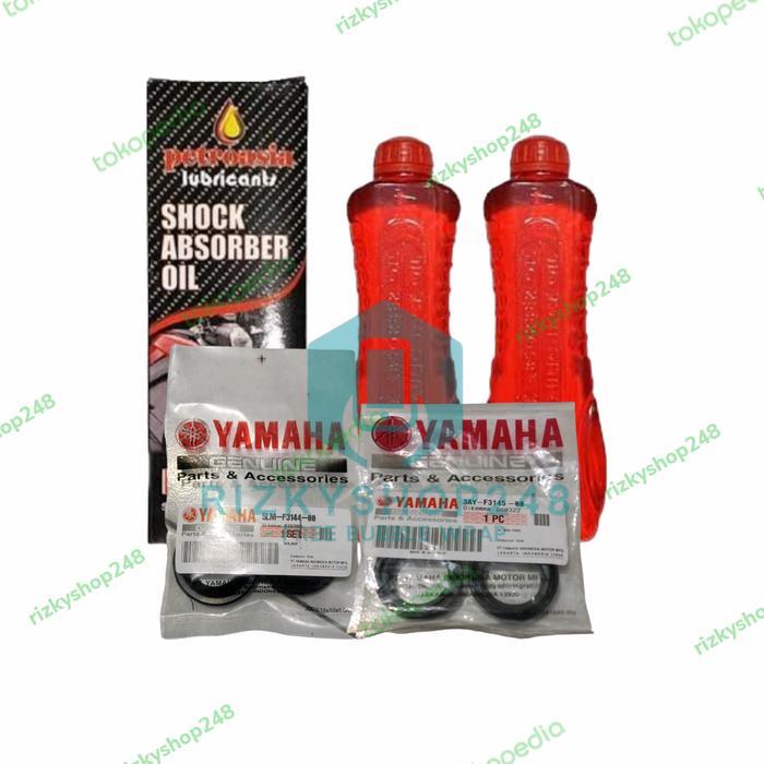 paket sil seal shock mio yamaha mio xride fino aerox seal shock - seal+oli+abu