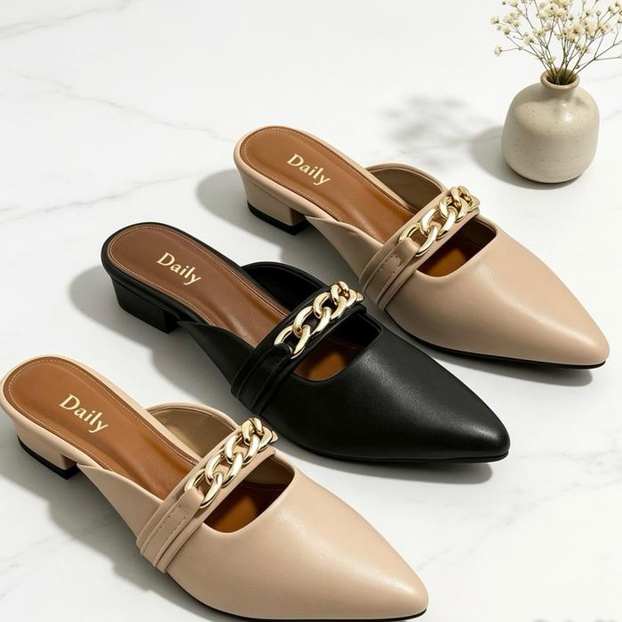Sandal Flat Shoes Wanita Linea Dailyshoes Termurah