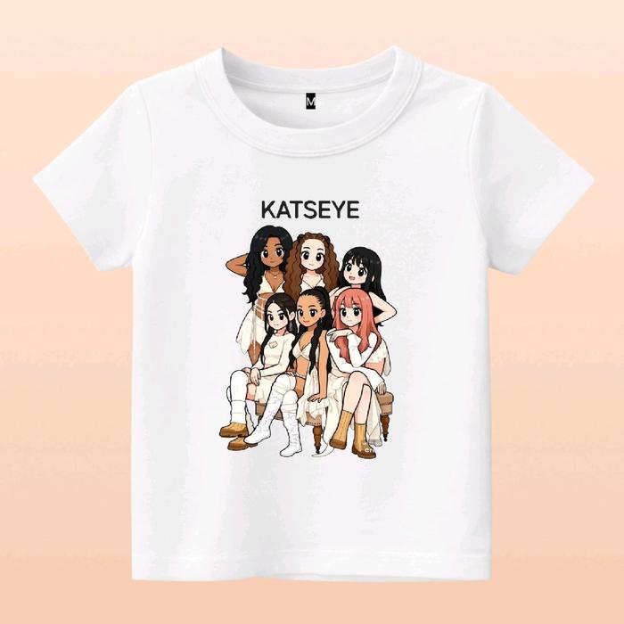 Baju kaos anak Kpop Katseye