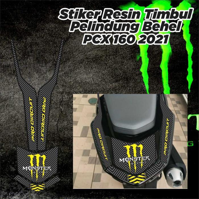 Sticker Resin Timbul Taipad Pelindung Behel Honda PCX 160 2021 Variasi ARS02 Semua Ready BISA COD