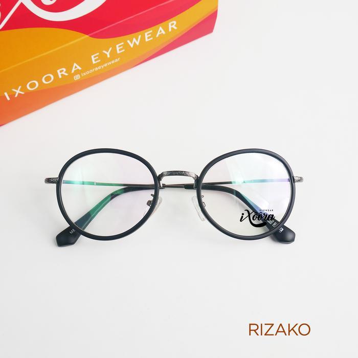 Ixoora Rizako - Frame Kacamata Minus Photocromic Photochromic Anti Radiasi Pria Wanita Ueray Sinar B