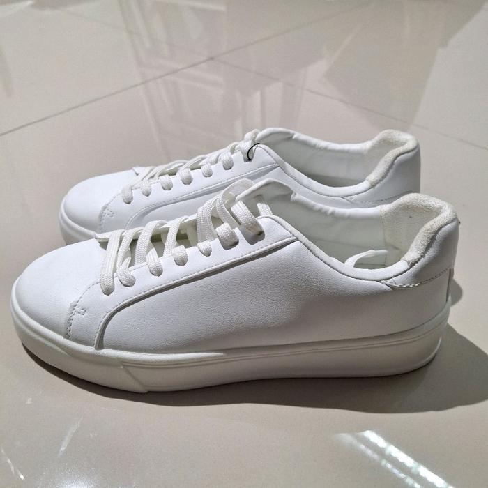 ZARA SEPATU SNEAKERS KETS PUTIH BARU ASLI ORIGINAL
