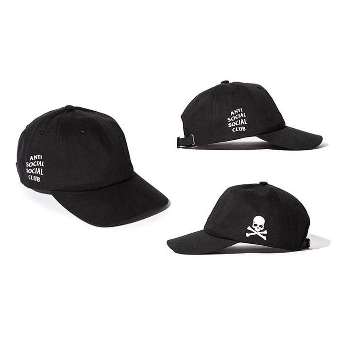 TOPI ANTI SOCIAL SOCIAL CLUB X MASTERMIND JAPAN,COWOK, CEWEK,HITAM,