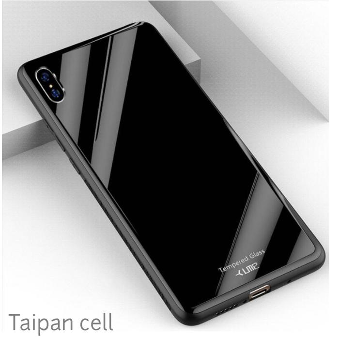 Soft Case TPU Black Glass Case Series Original UME For Samsung J2 Pro 2018