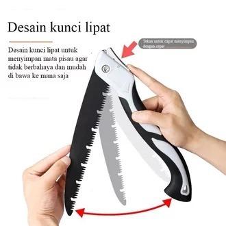 Gergaji Kayu Gergaji Multifungsi Gergaji Tangan Lipat Serbaguna Gergaji Mini Potong Triplek Perkakas