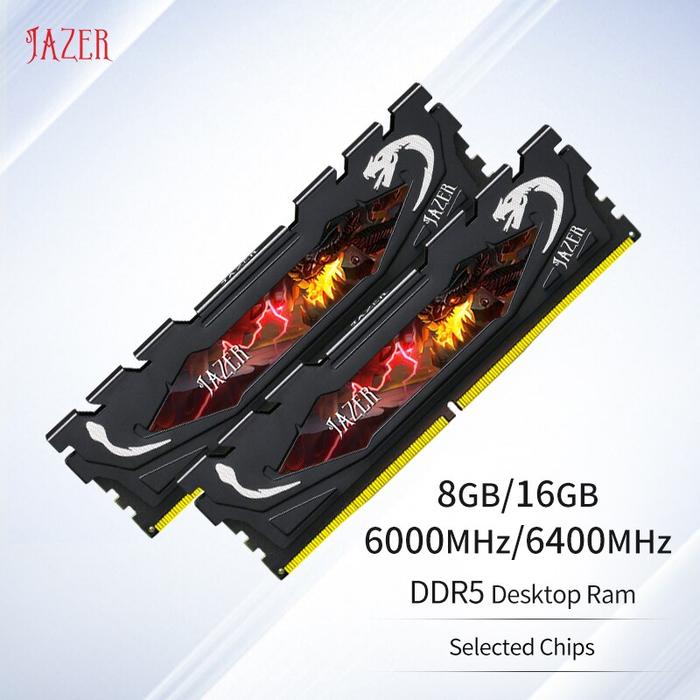 JAZER DDR5 Memory RAM 8GB 16GB 6000MHz 6400MHz DDR5 Hynix Particles