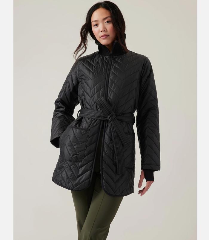 Jaket Parka Athleta Women Mendocino Coat Pading jacket Winter Big Size