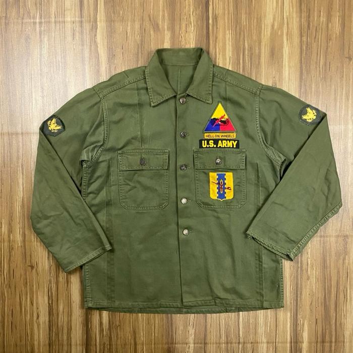 Og107 Shirt US Army 13 star button Size Medium