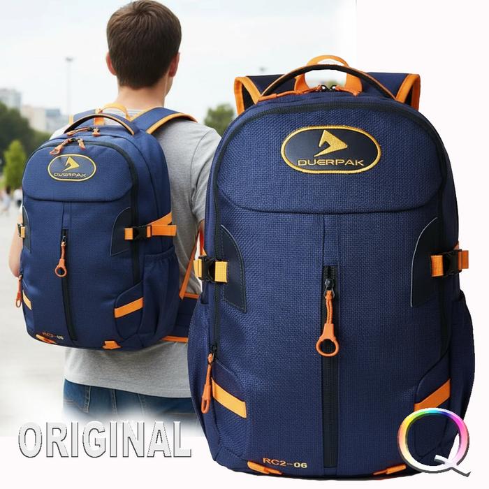 Tas Ransel laptop Pria, Produk RIIL Duerpak pria Sekolah