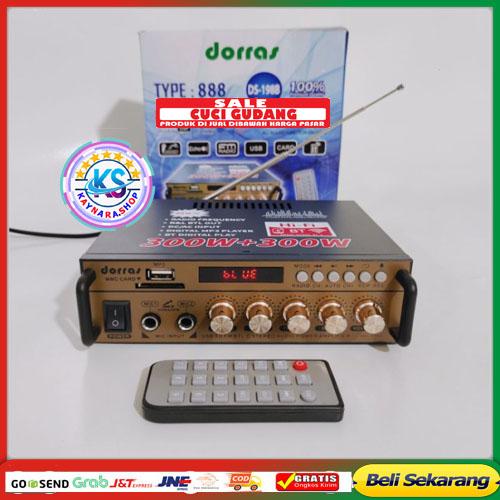 Power Amplifier Bluetooth Dorras Karaoke Ds-198B Karaoke Stereo + Mp3 ORIGINAL PROMO