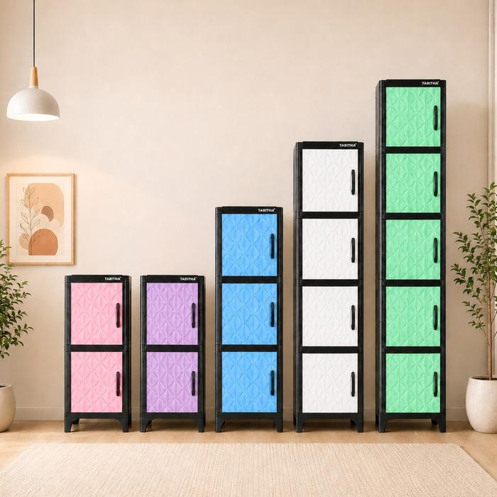 CAKRA LEMARI PAKAIAN PLASTIK CRYSTAL MAESTRO 1 PINTU TABITHA 2 3 4 5 SUSUN RAK PAKAIAN BAJU MURAH ME
