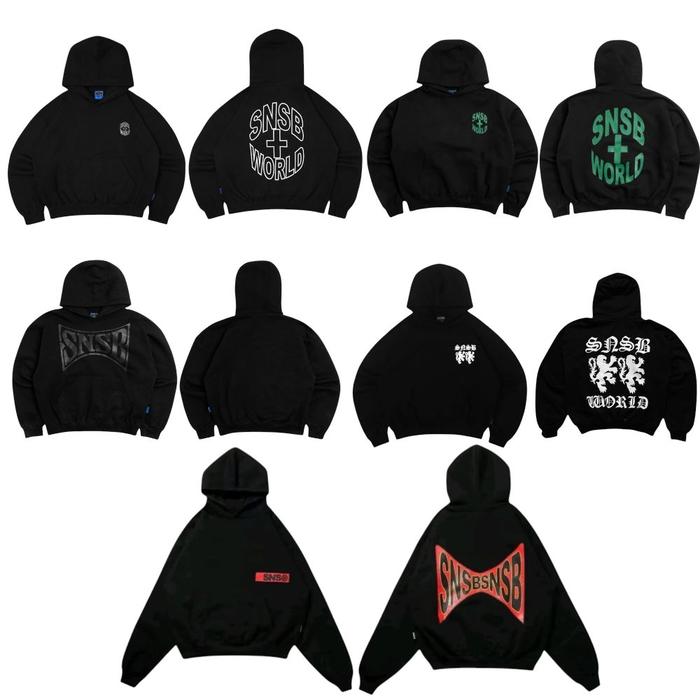 Sweater Hoodie Boxy SNSB world Paul Unisex Pria Wanita Oversize dengan Desain Unik dan Nyaman Hoodie