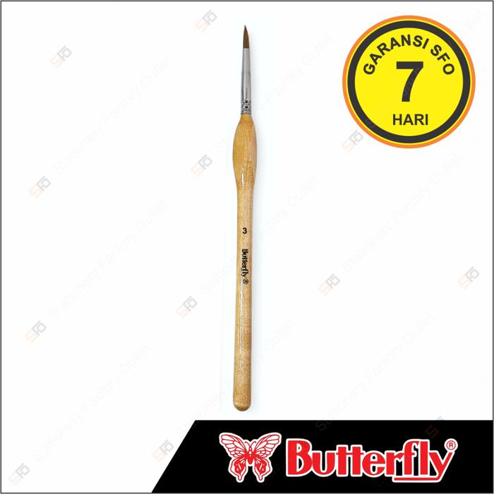 Kuas Lukis Art Butterfly Satuan No. 3