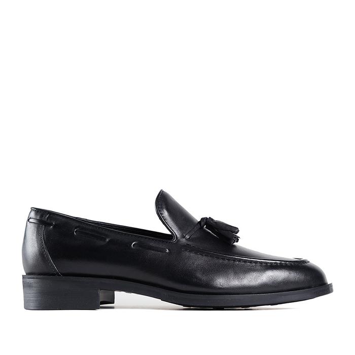 Prabu - Sepatu Kulit Slip On Pria Cala 2.0 Black Hitam