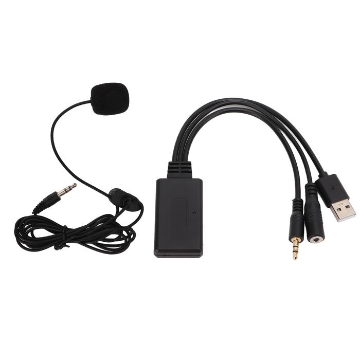Bluetooth Aux Cable Microphone Adapters Stable Abrasion Resistant