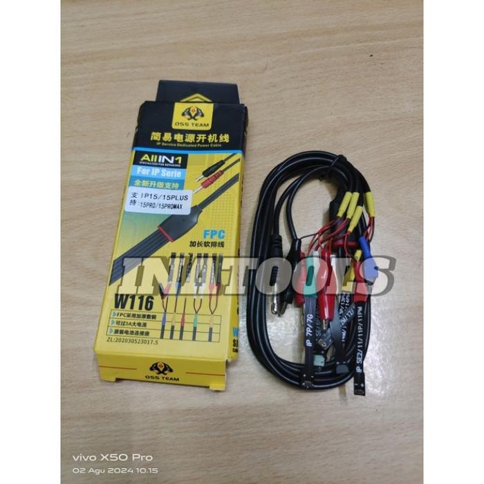 cable boot oss team w116 IPHONE SERIES UP TO 15 PRO MAX - IP SERVICE DEDICATED POWER CABLE FOR KABEL