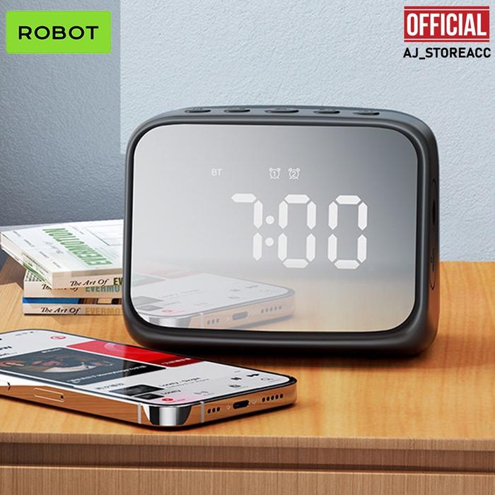 [ RB170 ]- ROBOT SOUND SPEKER SALON SPEAKER WIRELESS RB170 ALARM CLOCK BLUETOOTH 5.3
