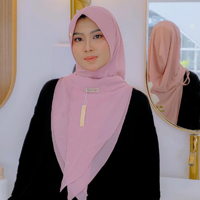 Anindya - Ayyuby Hijab Instan Marijen Hodie Softpad Anthem Ceruty Babydoll Jilbab/Kerudung Muslim Pr
