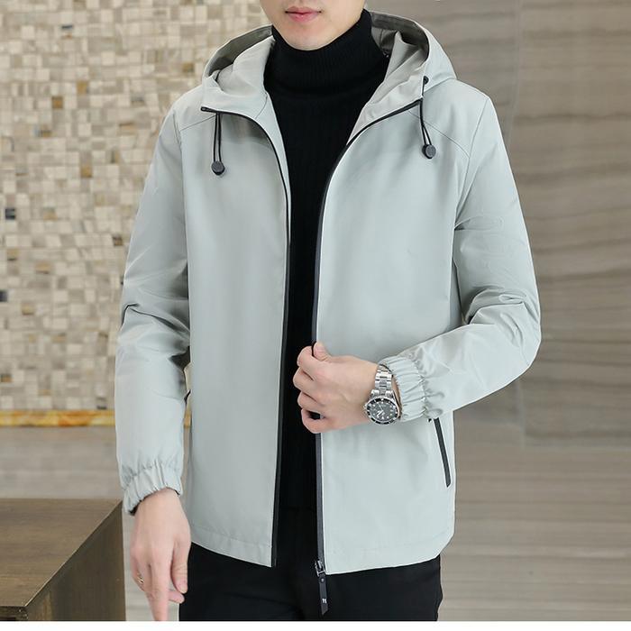 Jaket hodie musim dingin  daleman bulu premium casual outdoor Polos nyaman tebal waterproof  distro 