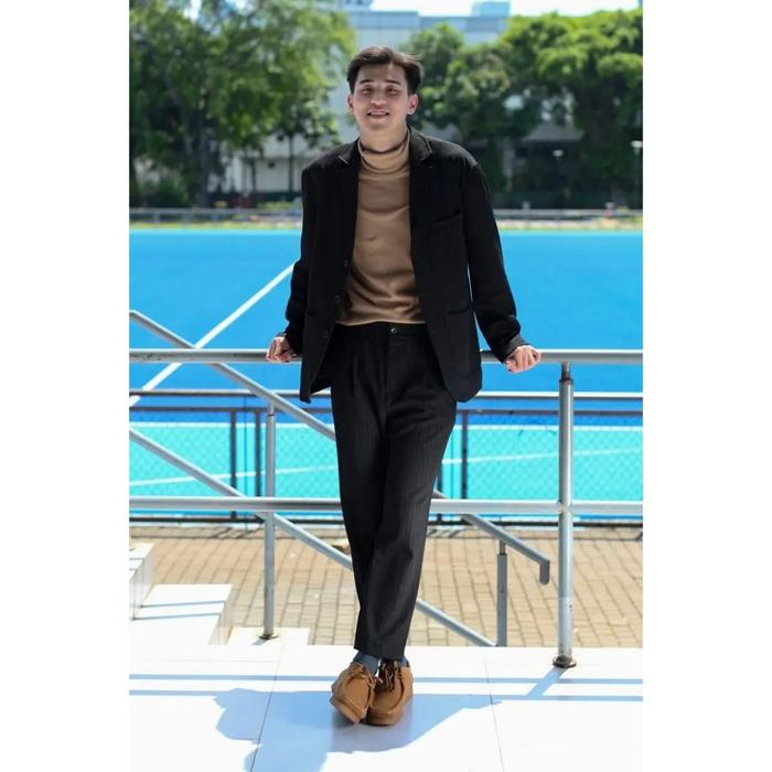 Heymale Streaky Blazer Jas Pria