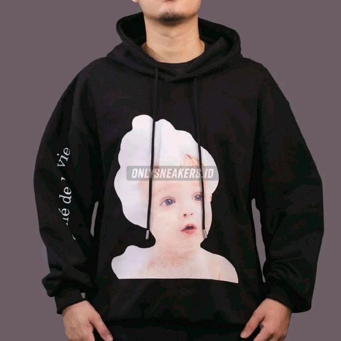 HODIE BUBBLE BLACK ADLV Hoodie Pria dengan Desain Unik dan Nyaman untuk Sehari-hari