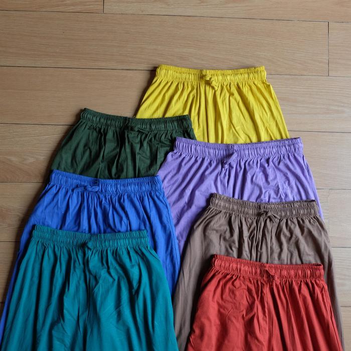 Kulot Panjang Hw Celana Kulot Kaos Spandek Rayon Premium Karet Lembut Melar Nyaman Tali Serut terlar