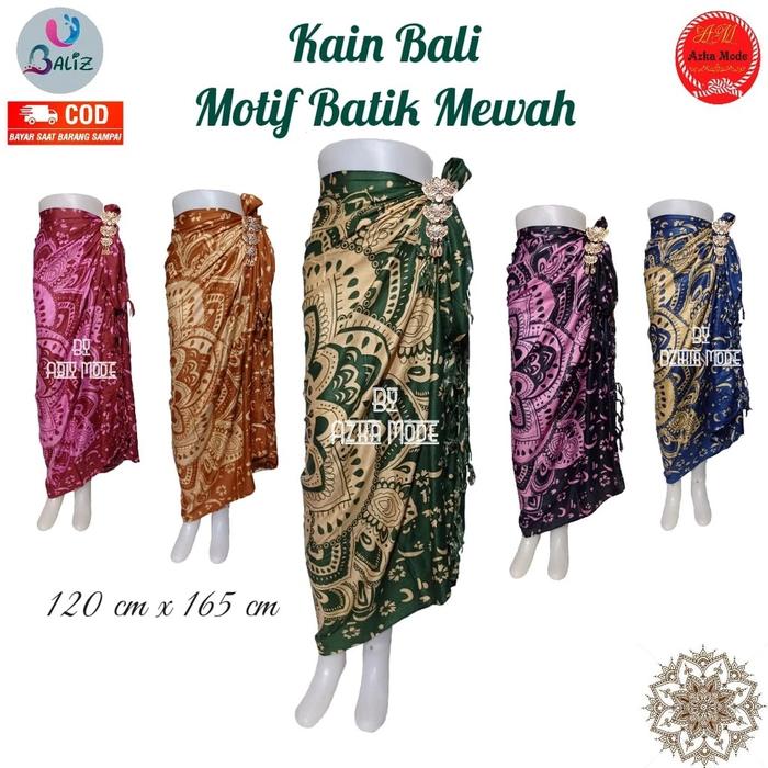 Kain Pantai - Kain Bali Motif Batik Mewah – ukuran standar - Sarung Pantai - Sarung Bali – Sarong Pa