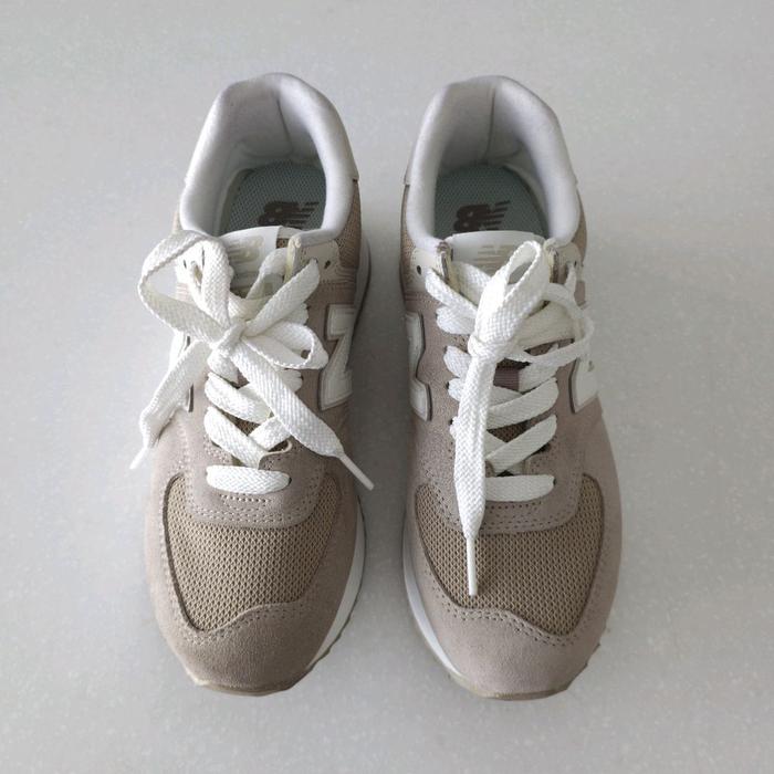 Sepatu Sneakers New Balance NB 574 Light Brown WL574ZSM 100% Original Second - Size 39