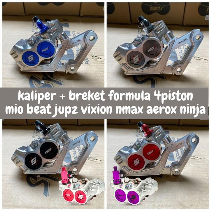 Paket Kaliper Formula Swits Plus Breket Cnc Pnp Mio Beat Vario Scoopy Vixion Jup Z Ninja