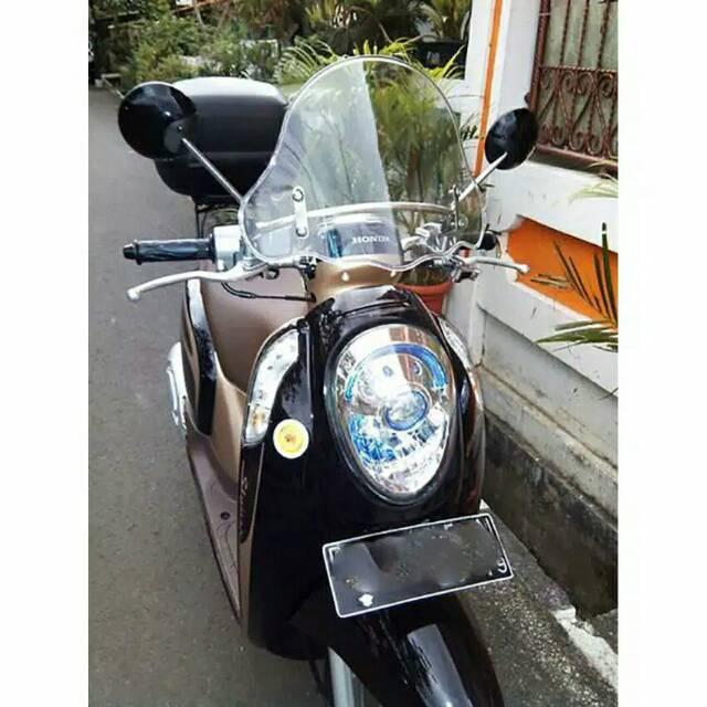 Winshield Scoopy Visor Scoopy Penahan Angin Scoopy
