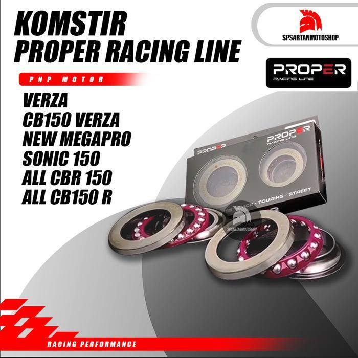Komstir CBR150 CB150R CBR Streetfire Verza Sonic 150 Proper Racing Line 1 Set Assy Atas Bawah Conest