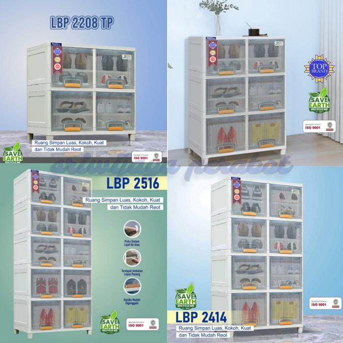 LEMARI PLASTIK RAK SERBAGUNA LOCKER BOX NAPOLLY LBP