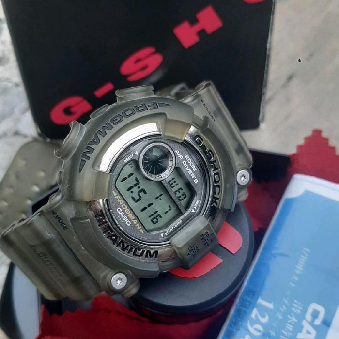 jam tangan Casio G-SHOCK DW-8200MS-8T frogman jelly Smoke