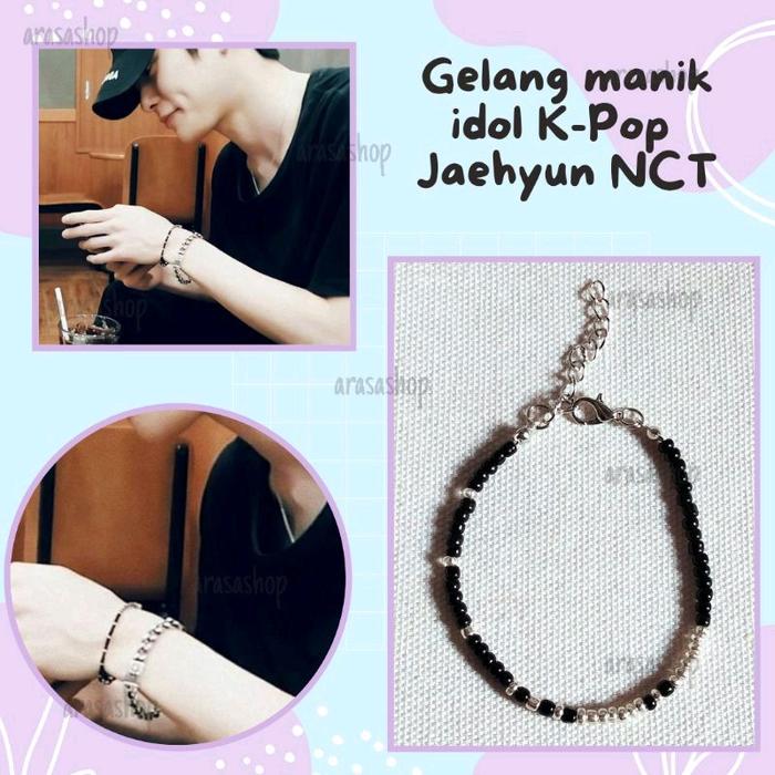 gelang manik versi rantai NCT jaehyun Taeyong mark haechan jungwoo beads bracelet | gelang tangan | 