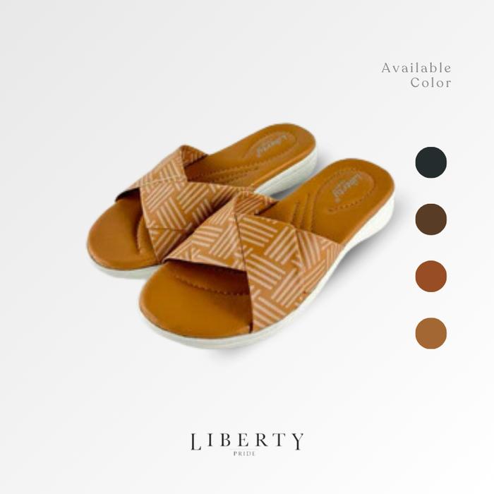 Liberty Sandal Wanita Flat Lotus - Sendal Teplek Wanita