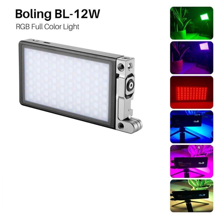 Boling BL-P1 LED Selfie Light Video Light P1 2500K-8500K Photography Lighting Video Studio Lighting