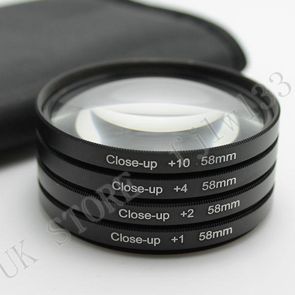 Baru Naik (Inggris) 58Mm Close Up Close-Up Makro + 1 + 2 + 4 + 10