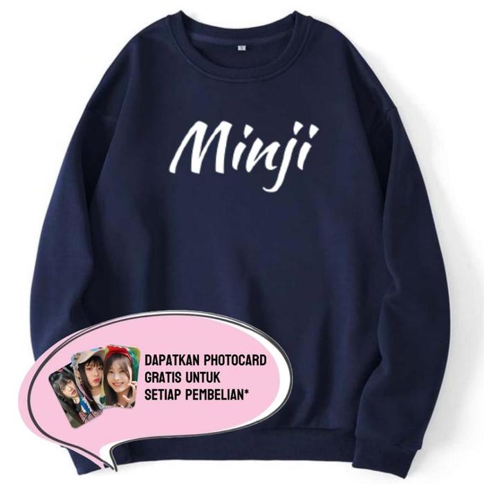 SWEATER NEWJEANS NAMA MEMBER (GRATIS PHOTOCARD)