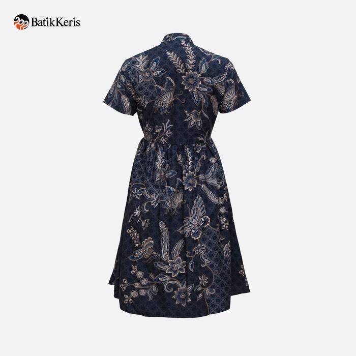 Batik Keris Dress Batik Lengan Pendek Motif Keris Harshamitra - Ue